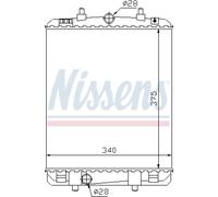 Radiatore Acqua Adatto A per Citroën C1 Peugeot 107 Aygo Pm Pn WNB1