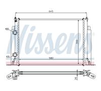 Radiatore Acqua Adatto A per Fiat Stilo 192 1.6 16V 1.8 1.9 JTD 192 2.4