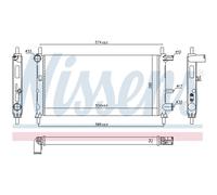 Radiatore Acqua Adatto A per Ford Fiesta IV Mazda 121 III Si Jb J5 J3