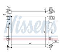 NISSENS 67607 Radiatore motore