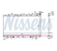 Radiatore Acqua Adatto A per Nissan Primera P10 1.6 2.0 16V 2.0i W10 1.6i