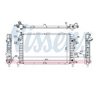Radiatore Acqua Adatto A per Opel Astra H Caravan L35 1.9 CDTI L48 L08 L70