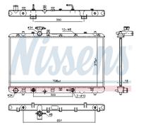 Radiatore Acqua Adatto A per Suzuki SX4 Fiat Sedici Gy 1.6 Vvt 1.5 Yo Fy