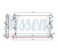 Radiatore Acqua Adatto A per Suzuki Vitara SX4 S-CROSS Ly 1.6 Ddis Allgrip