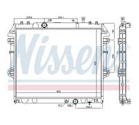 NISSENS 646939 Radiatore motore