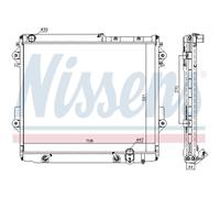 NISSENS 646826 Radiatore, Raffreddamento motore per TOYOTA