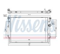 Radiatore Acqua Adatto A per VW Tiguan Sharan Seat Alhambra 5N 7N 7N1