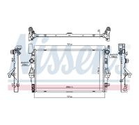 Radiatore Acqua Adatto per Mercedes Vito Scatola W447 111 CDI 109 160