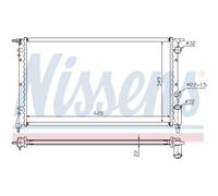 Radiatore Acqua Adatto per Renault Espace II 21 Familiare J / S63 K48 L48