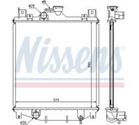 Radiatore Acqua Adatto per Suzuki Swift II Hatchback EA Mamma SF413 Ah