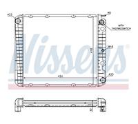 Radiatore Acqua Adatto per Volvo 940 II Combo 240 945 P245 P242 P244