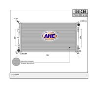 Radiatore acqua AHE 105039