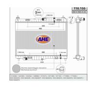 Radiatore acqua AHE 110155