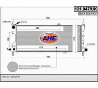 Radiatore acqua AHE 121.047/UK
