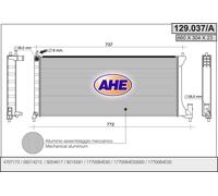 Radiatore acqua AHE 129.037/A