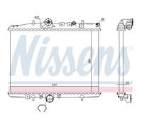 Radiatore Acqua Compatibile Per Citroën C5 I Break Peugeot 607 406 DE DC RE 9D