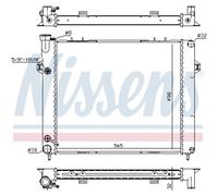 Radiatore Acqua Compatibile Per Jeep Grand Cherokee I ZJ ZG 4.0I 4X4 4.0 Laredo