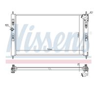 Radiatore Acqua Compatibile Per Mitsubishi ASX Citroën C4 Aircross 4008 GA W
