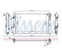 Radiatore Acqua Compatibile Per Mitsubishi Lancer VIII CY/Z A CY A CZ A CX A