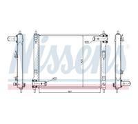 Radiatore Acqua Compatibile Per Nissan Juke Pulsar Hatchback F15 1.6 DIG-T C13