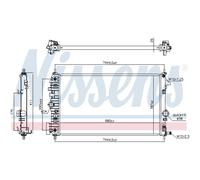 Radiatore Acqua Compatibile Per Opel Insignia A Caravan G09 2.0 Biturbo CDTi
