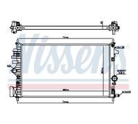 Radiatore Acqua Compatibile Per Opel Insignia A Caravan G09 2.0 Biturbo CDTi 4x4