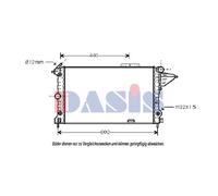 Radiatore Acqua Compatibile Per Opel Vectra A 86 87 1.8i Cat 1.8 S 2.0i 1.6i J89