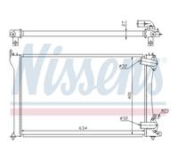 NISSENS 63701 Radiatore motore