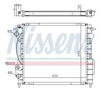 Radiatore Acqua Compatibile Per Renault Clio I Rapid Kasten B/C57 5/357 F40 G40