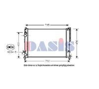 Radiatore Acqua Compatibile Per Renault Laguna I B56 556 1.6 16V 2.0 1.8 1.9 DTI