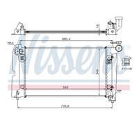 Radiatore Acqua Compatibile Per Toyota Avensis Station Wagon Corolla T25 ZZE12