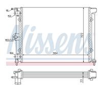 Radiatore Acqua Compatibile Per VW Polo Seat Terra 86C 80 1.0 Cat 1.3 24 0.9
