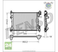 Radiatore acqua Denso per ALFA ROMEO MITO FIAT DOBLO