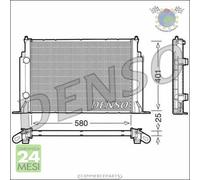 Radiatore acqua Denso per FIAT STILO #iq