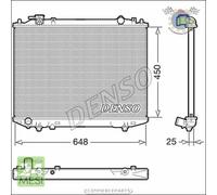 Radiatore acqua Denso per FORD RANGER