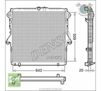 Radiatore acqua Denso per FORD RANGER #ke