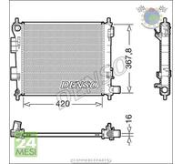 Radiatore acqua Denso per HYUNDAI i10 #pv