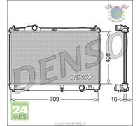Radiatore acqua Denso per LEXUS GS #us