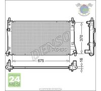 Radiatore acqua Denso per MAZDA 5