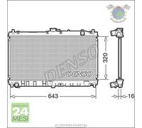 Radiatore acqua Denso per MAZDA MX-5 MX-3
