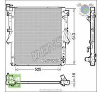 Radiatore acqua Denso per MITSUBISHI L200 #rd