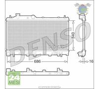 Radiatore acqua Denso per SUBARU OUTBACK LEGACY V #oj