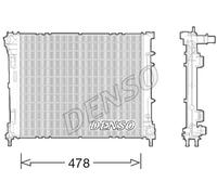 RADIATORE ACQUA FIAT PANDA 312-319 0.9 NATURALPOWER 1.3 MULTIJET