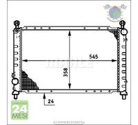 Radiatore acqua Mahle per ALFA ROMEO 146 145