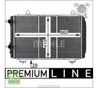 Radiatore acqua Mahle per ARO 240-244 CITROEN C25 FIAT DUCATO