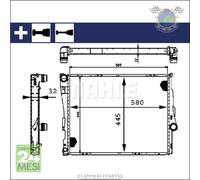 Radiatore acqua Mahle per BMW Z4 E86 3.0 M E85 2.5 2.2 2.0 3 E46 330 328 325 #1b