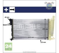 Radiatore acqua Mahle per CITROEN ZX PEUGEOT 306 #1q
