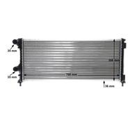 Radiatore Acqua MAHLE per Fiat Doblo Box / Monovolume (223_)