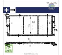 Radiatore acqua Mahle per LADA NIVA PEUGEOT 405 309