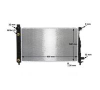 Radiatore Acqua MAHLE per Mercedes Classe A (W168)